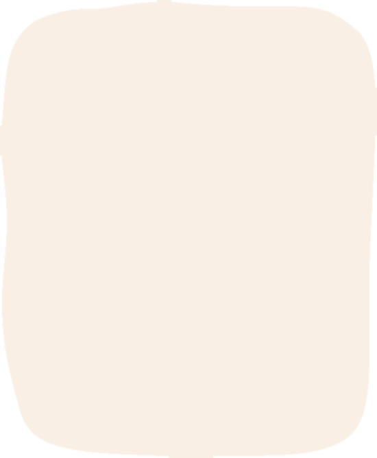 Fond crème aux bords arrondis